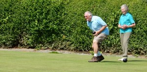 Dave in action delivers a perfect bowl