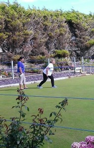 Shan Eccles - winner of the Rose Bowl Comp. at The Oval 2015 , pictured left 